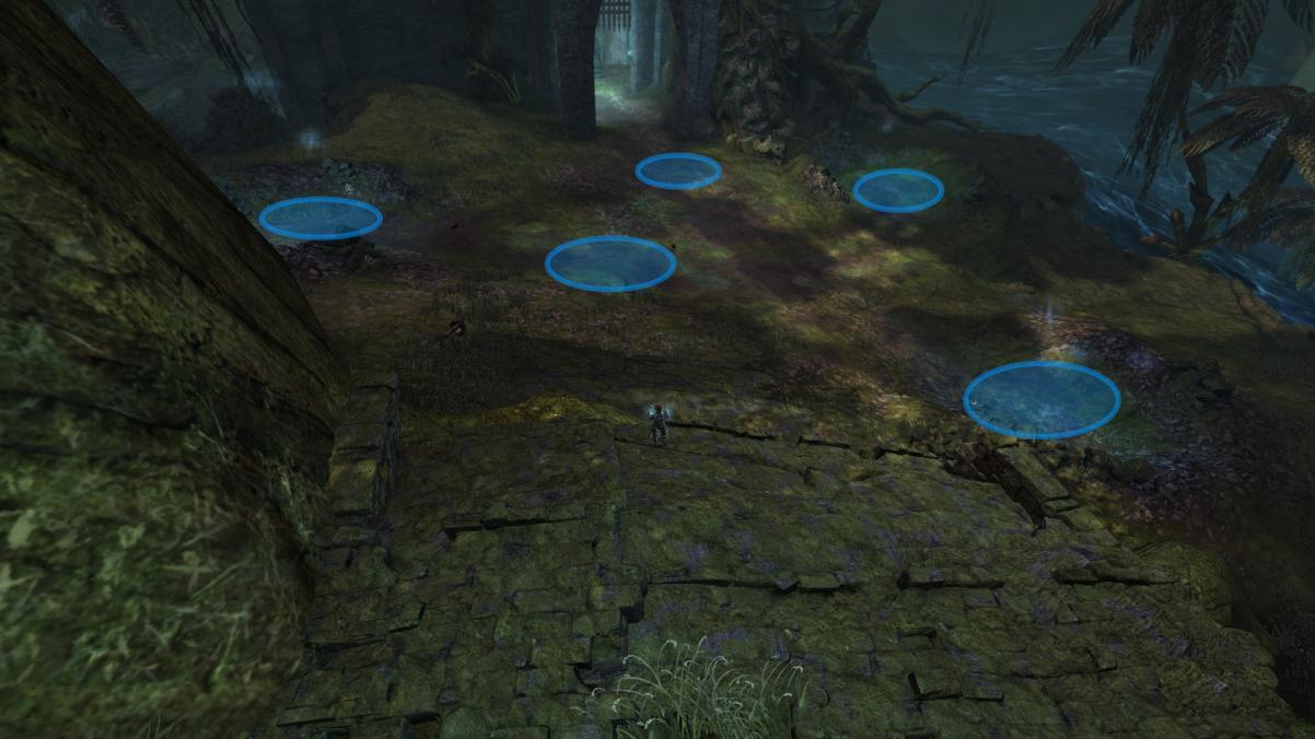 Áreas fixas onde os rifts aparecem no Spirit Woods